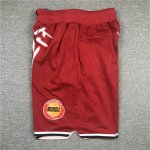 NBA Rockets Chinese version Just don shorts Rouge simple